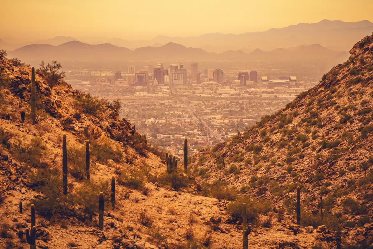 The Arizona state capitol in Phoenix
