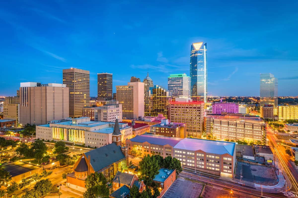The Oklahoma City skyline