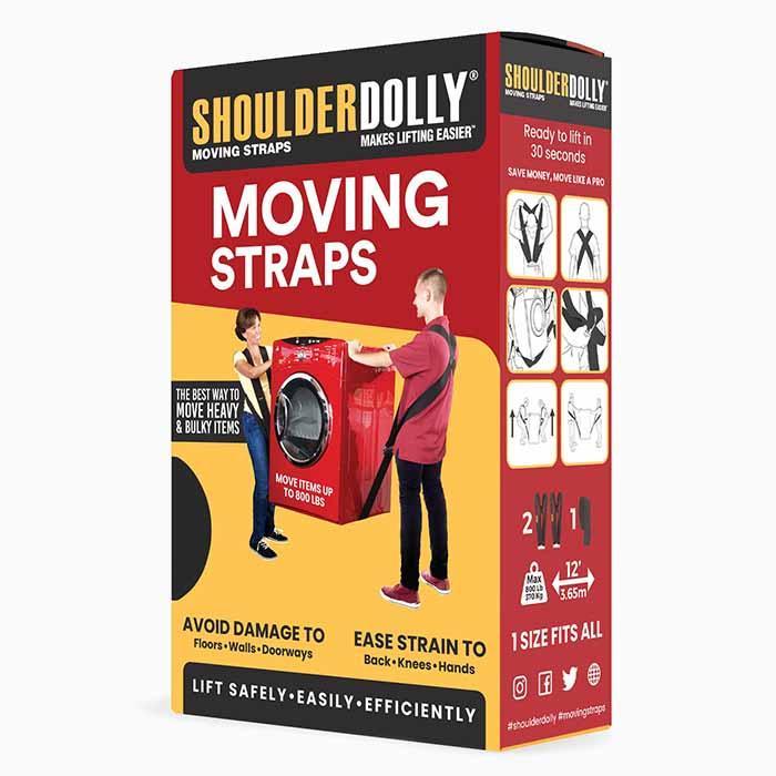 Shoulder Dolly moving straps for lifting furniture